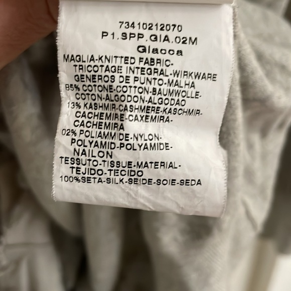 SPORTSMAX CODE Women's Sweater Cardigan Size L in Gray - Picture 4 of 5